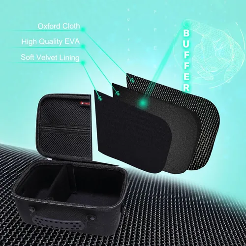Miniatura 4 de Funda rígida para cámara Canon EOS Rebel R100/T7/R50/R6 MarkII/R50 V/R8/R10 y Nikon RED Z/ Z50 II/Z6 III/Z5 II sin espejo, para cámaras Canon Negro