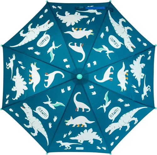 Miniatura 18 de Stephen Joseph Kids' Color Changing Wet Dry Umbrella, Water reacting, Pinch Free Umbrellas for Rain Children's Umbrella, BUTTERFLY, 23"X29