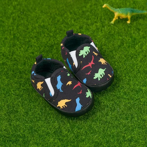 Miniatura 7 de Meckior - Zapatos para recién nacidos, tipo mocasines de lona con suela suave para recién nacidos, bebés, niños y niñas que estén dando sus primeros
