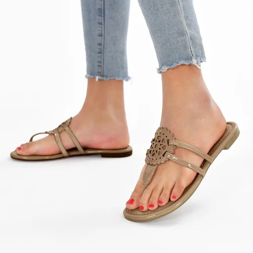 Miniatura 3 de katliu Sandalias Planas para Mujer, Sandalias de Tiras Cómodas, Sandalias de Vestir con Correa de Vestir
