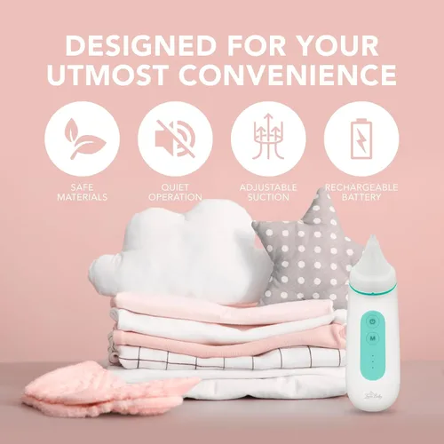 Miniatura 2 de Aspirador nasal eléctrico para bebés, máquina de succión de nariz para recién nacidos, niños y adultos, aspiradora automática de mocos Booger