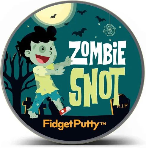 Miniatura 2 de Zombie Snot Therapy Putty - Divertida masilla de alivio de estrés para adultos, color verde perla para Halloween y elefante blanco