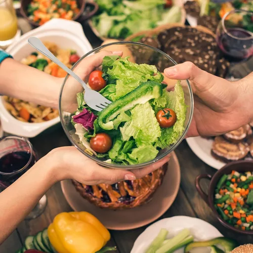 Miniatura 5 de Cornucopia Brands Juego de 2 tenedores para servir (2) - Elegante tenedores de servicio de primera línea, tenedores de servicio estilo buffet