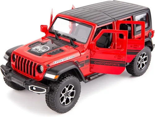 Miniatura 10 de BDTCTK Off-Road 7 puertas para Wrangler modelo de auto de juguete fundido a presión, vehículo de aleación de metal a escala 1/22 para niños, niñas