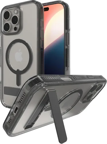 Miniatura 72 de ZAGG Santa Cruz Snap - Funda con función atril para iPhone 16 Pro Max, compatible con MagSafe, protección contra caídas de grado militar de 13 pies