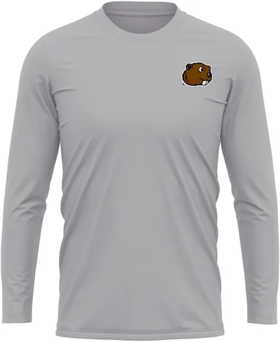 Miniatura 224 de Camisa deportiva de manga larga oficial de la NCAA Collegiate para hombre, con logotipo en el pecho izquierdo, colección Athletic Heather