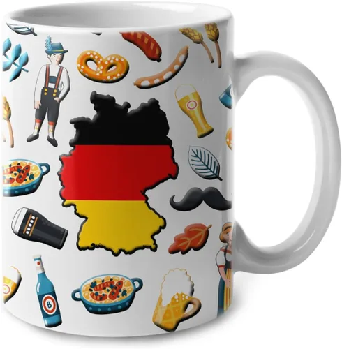 Miniatura 21 de Lotacy Taza de café con símbolos de Cuba con bandera de mapa, taza de cerámica de bandera cubana de 11 onzas, recuerdo de Cuba y regalos, idea