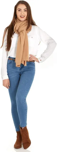 Miniatura 5 de Manio Cashmere Chal cruzado de punto 100% cachemira extra grande bufanda estola