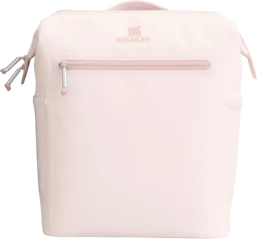 Stanley Mochila Madeleine para todo el día, enfriador suave para 20 latas con asa y correas para el hombro, bolsa de viaje aislada con cremallera