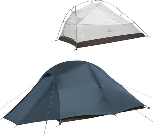 Miniatura 11 de Naturehike Cloud Up - Tienda de campaña para 3 personas con huella, 3 estaciones, ligera, para 3 personas, para acampar y senderismo Mostaza Verde