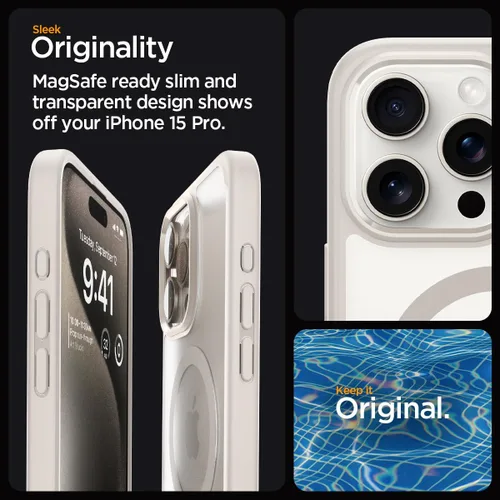 Miniatura 306 de Spigen Funda para iPhone 13 Mini, ultra híbrida MagFit [antiamarilleo] [compatible con Magsafe] - Transparente