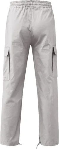 Miniatura 45 de Pantalones deportivos para hombre, pantalones de otoño e invierno y sólidos para hombres y hombres, cómodos con múltiples bolsillos