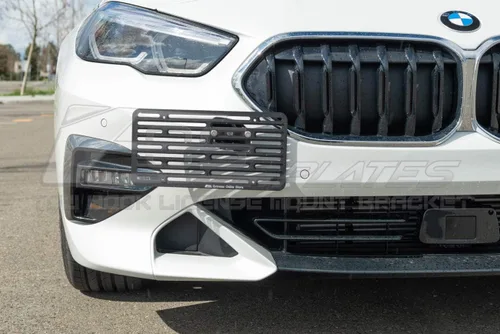 Miniatura 3 de Repuesto para modelos de parachoques de base estándar Gran Coupe 2020 actuales de BMW F44 2 EOS Plate Version 2 Gancho de remolque