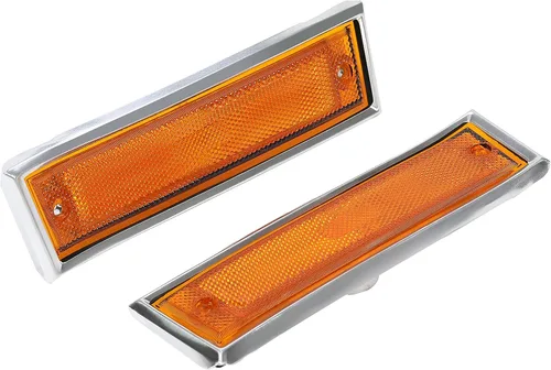 Miniatura 3 de KUAFU Luz de marcador lateral de guardabarros delantero compatible con Chevy/GMC C/K Series 1981-1991/Suburban/Blazer/Jimmy Reemplazo para GM2551107