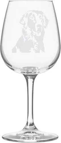 Miniatura 483 de Copa de vino de 12.75 onzas con diseño de perro grabado