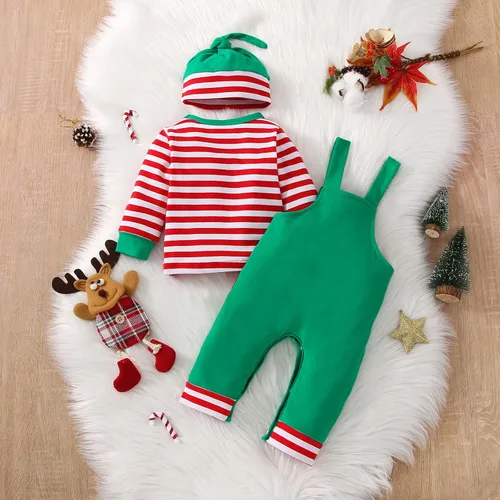 Miniatura 3 de VINUOKER Ropa de Navidad para bebé, conjuntos de ropa de Navidad para Año Nuevo, 3 piezas, conjuntos de ropa infantil