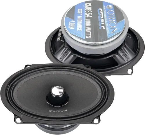 Miniatura 16 de ORION Cobalt CM654 - Altavoces tipo bala de alta eficiencia de 6.5 pulgadas de rango medio, 1000 W de potencia máxima, 250 W RMS, 4 ohmios, bobina