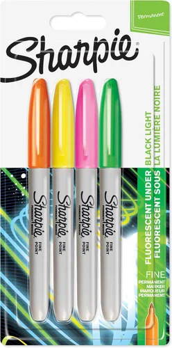 Miniatura 20 de Sharpie Rotulador permanente de punta fina, colores surtidos (paquete de 8)