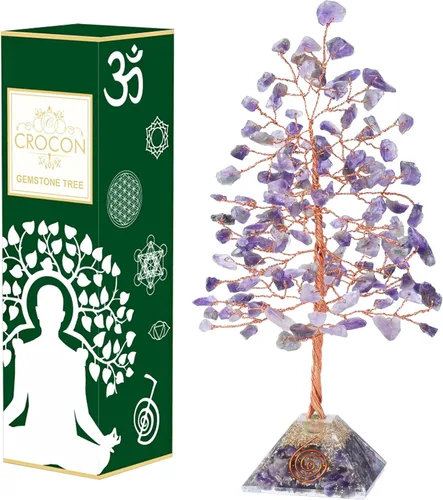 Miniatura 17 de Árbol de la vida de cristal de cornalina – Chakra para energía positiva, piedra preciosa hecha a mano, decoración de Feng Shui, bonsái de dinero