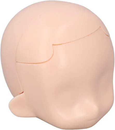 Miniatura 8 de Cabeza de muñeca en blanco, cabeza de muñeca articulada de silicona de repuesto, exquisita para muñeca articulada de bola de 1/12 (blanco normal)