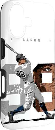 Miniatura 3 de Aaron Judge Number Portrait Baj New York MLBPA - Carcasa para iPhone 17