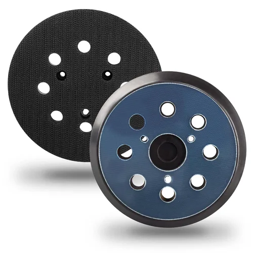 Miniatura 9 de Almohadillas de lijadora orbitales de 5 pulgadas y 8 agujeros para repuesto de almohadilla de lijadora Makita BO5010/K, BO5021/K, BO5030/K