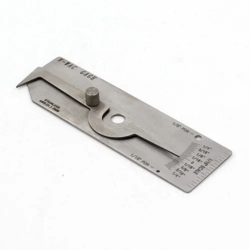 Miniatura 3 de Soldadura V-Wac Gage Soldadura estándar Borde de morder Bajo corte Calibre Soldador inspección regla