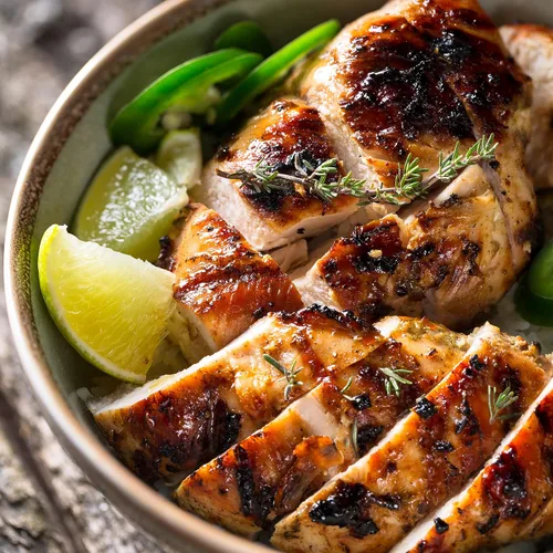 Miniatura 7 de The Spice Lab Island Jerk Seasoning - Mezcla de pollo jamaicano multiusos para hígado de pollo, cerdo molido y mariscos - Tarro agitador de 4 onzas