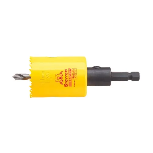 Miniatura 39 de Starrett DCH0136-G - Sierra perforadora bimetálica de corte profundo con dientes HSS resistentes a la abrasión - Ideal para cortar metal, acero