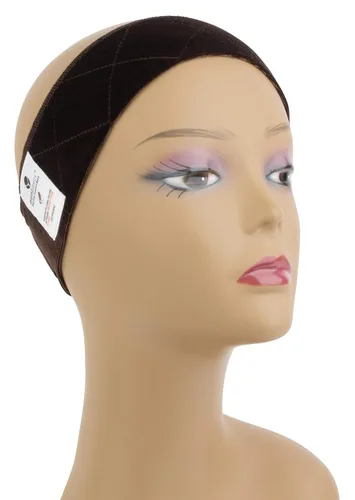 Miniatura 8 de MainBasics Banda de agarre para peluca para mantener las pelucas en su lugar Diadema ajustable de terciopelo para peluca (beige)