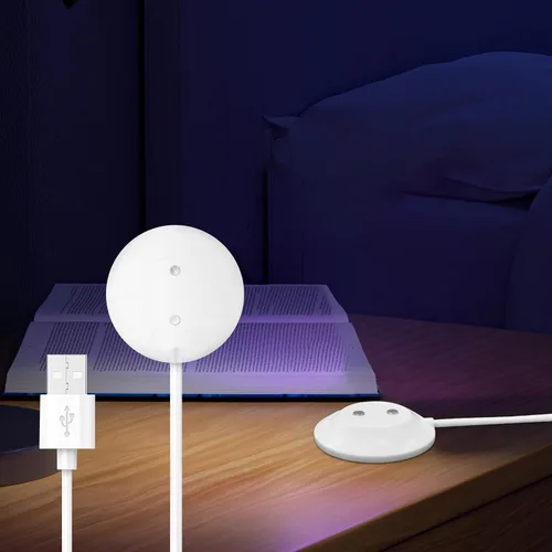 Miniatura 6 de Cargador magnético para masajeadores de rosas, cable de carga USB, estación base de cable, color blanco