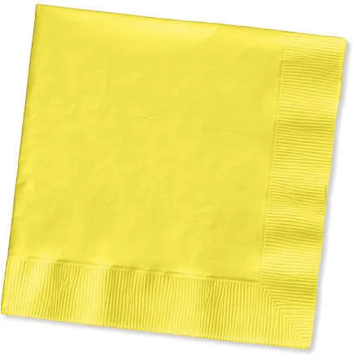 Miniatura 34 de Creative Converting 663276B Toque de color - Servilletas de papel de 2 capas para almuerzo (50 unidades), dorado brillante, 16.5 cm x 16.5 cm Oro