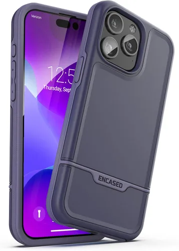 Miniatura 21 de ENCASED Funda a prueba de golpes compatible con iPhone 14, funda ultra protectora resistente para teléfono, serie Rebel (negro)