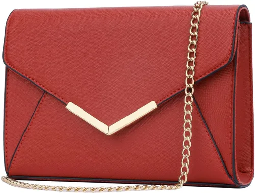 Miniatura 8 de KKXIU Bolso Clutch de Noche Tipo Sobre de Cuero Sintético Elegante para Mujer, Bolso Plegable para Fiesta, Boda, Graduación