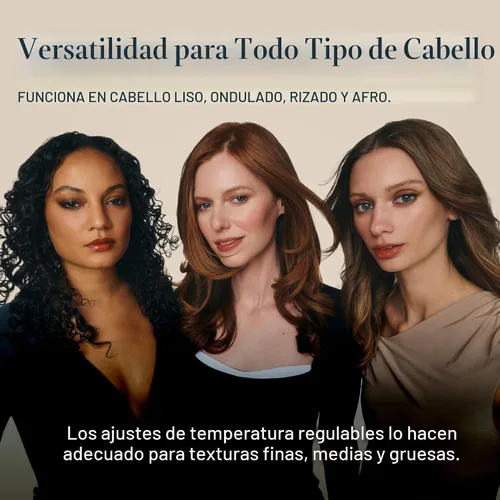 Miniatura 7 de Bio Ionic Rizador de Cilindro Largo, Rizador de Pelo con Tecnología de Calor Húmedo y NanoIónico MX, Varita Rizador Versátil Negro