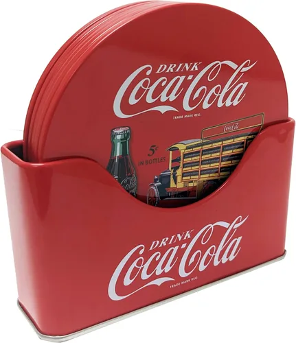 Miniatura 4 de Juego de 6 posavasos Corona con soporte de metal de pie, escena marina