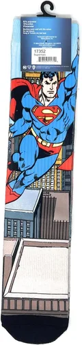 Miniatura 2 de Spoontiques Divertidos calcetines de media pierna, talla única, SUPERMAN