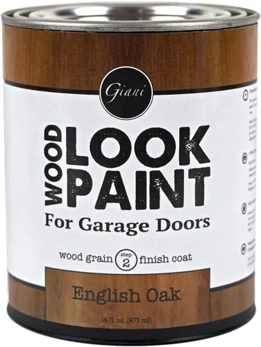 Giani Pintura de aspecto de madera para puertas de garaje - Paso 2 Capa de acabado de grano de madera, Pinta (English Oak)
