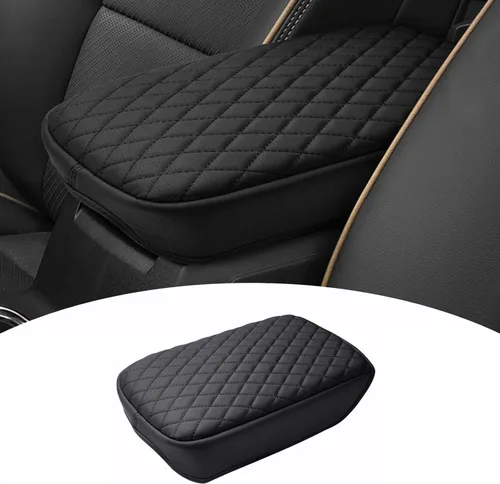 Miniatura 12 de Shademax Center Console Armrest Cover for Tesla Model Y Juniper 2025-2026 / Model 3 Highland 2024-2026 Non-Slip Waterproof Armrest Box Lid Pad