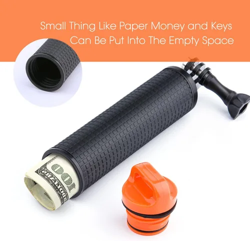 Miniatura 4 de Luxebell Agarre de mano flotante, montaje en poste para GoPro Hero 12 11 10 9 8 7 6 5 Max Session 4 3+, accesorios de montaje de mango para cámara