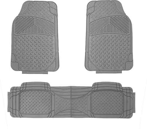 Miniatura 9 de Alfombrillas para automóviles color tostado beige sólido ClimaProof protección para todas las estaciones ajuste universal para la mayoría