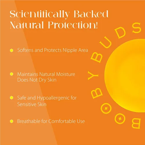 Miniatura 7 de Tazas de lactancia de cera de abeja natural para lactancia materna – Cubiertas de pezones de cera de abeja para madres lactantes – Protectores