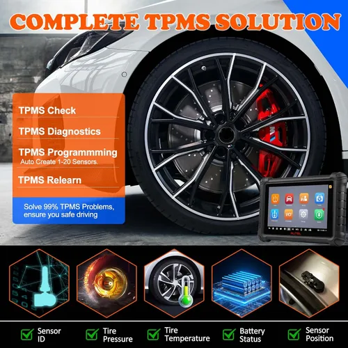 Miniatura 3 de Autel Herramienta de programación TPMS TS900, OS 11, igual que MX900TS MK900TS, más reciente de MS906TS TS608 MK808S-TS, herramienta de reinicio