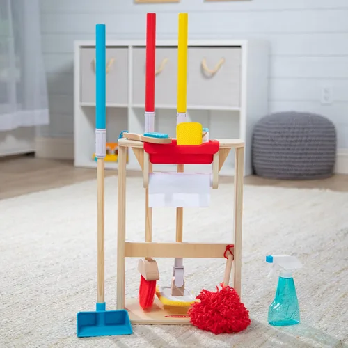 Miniatura 9 de Melissa & Doug Juego de limpieza Deluxe Sparkle & Shine (11 piezas) - Certificado FSC