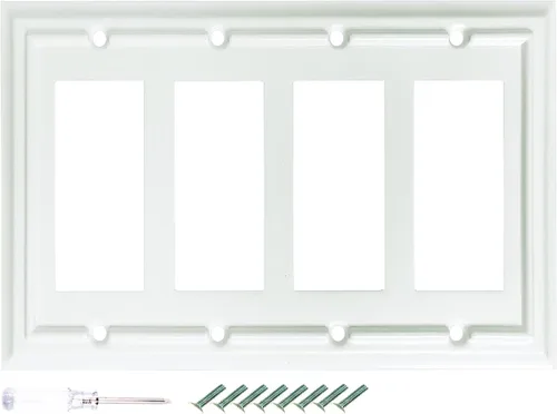 Miniatura 14 de Placas de pared, cubiertas de toma de corriente dúplex, placas de interruptor de luz de palanca, cubierta de interruptor de luz para decoración