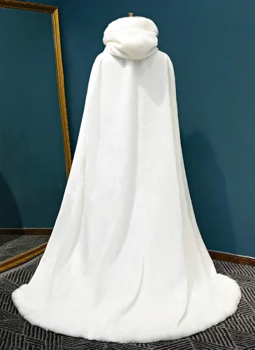 Miniatura 6 de EllieHouse PF12 - Capa de boda con capucha para mujer