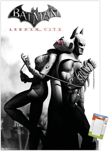 Miniatura 15 de Trends International DC Comics VIdeo Game - Póster de pared de Arkham City Catwoman, 22.375 x 34 pulgadas, versión premium sin marco