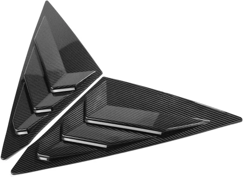 Miniatura 5 de Persianas para ventana lateral trasera de 11ª generación, estilo Civic, Racing para Honda Civic Sedan 2022, 2023, 2024, 2025, 2026 (fibra de carbono)