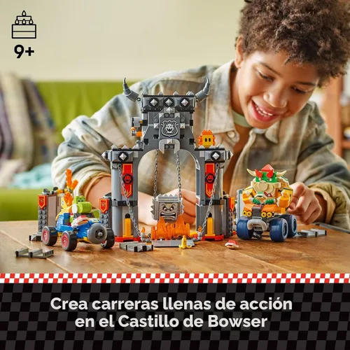 Miniatura 2 de LEGO Super Mario: Mario Kart - Juguete de construcción del castillo de Bowser para niños, juego de simulación para niños y niñas, a partir de 9