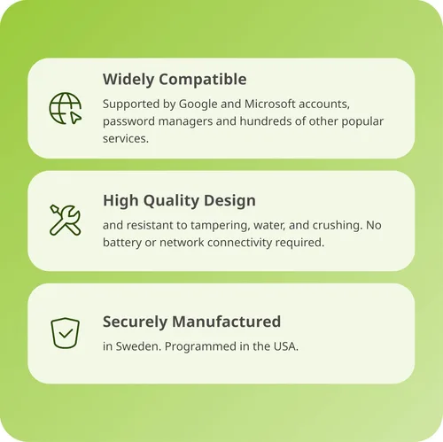 Miniatura 4 de Yubico - YubiKey 5 NFC - Clave de seguridad de autenticación multifactor (MFA) y llave de acceso, Conéctese a través de USB-A o NFC, certificado